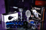 Image of equipment used by Mistress Orchid, incl cock rings, glass dildos and CB3000 chasity device