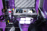 Image of E-stim electropebble power box and assorted electrodes in North East Dungeon