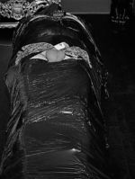 Mummified submissive in my BDSM dungeon in the North East