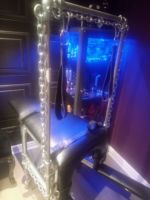 Whipping bench in a BDSM playroom County Durham UK